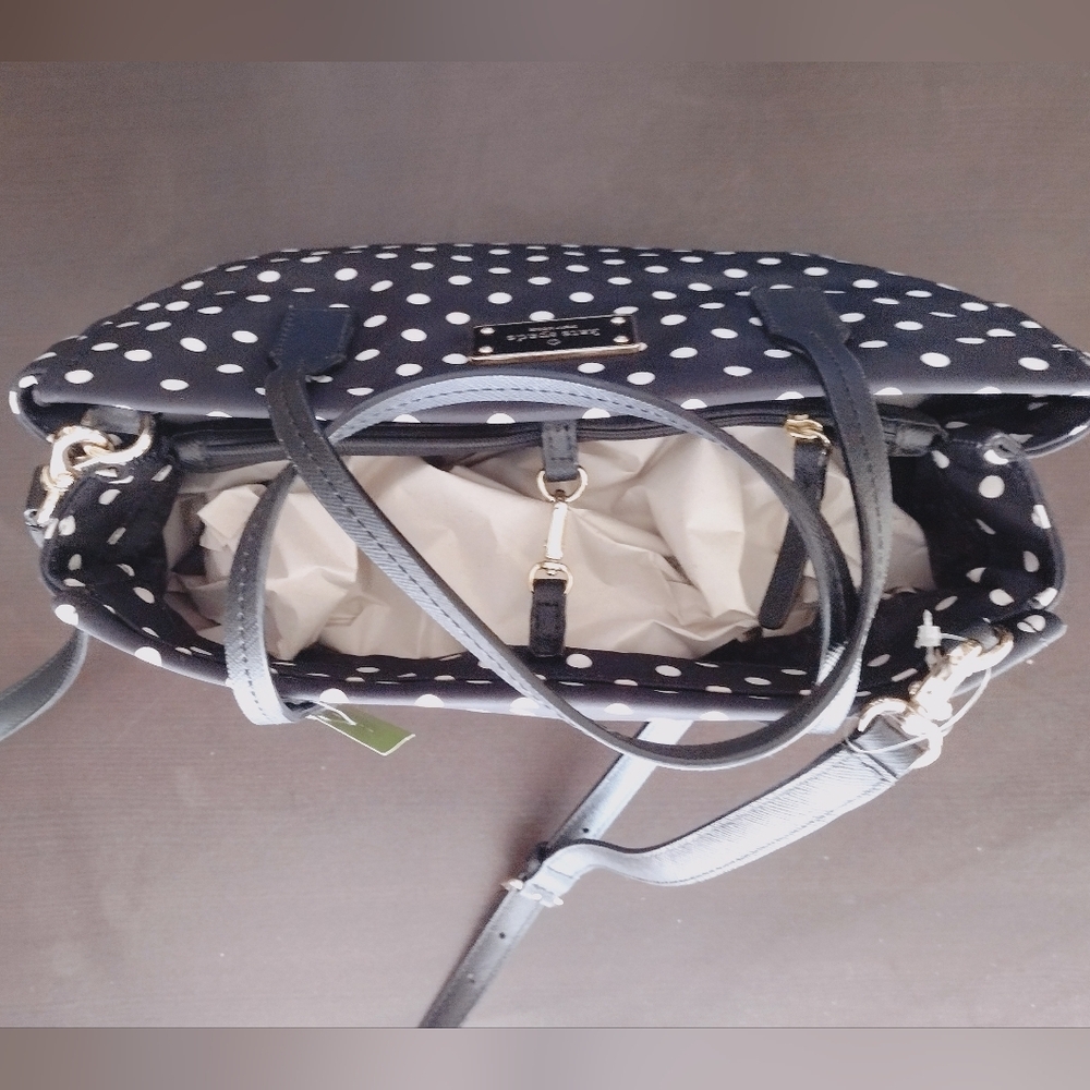 Kate Spade Blake Avenue Small Loden Cross Body Shoulder Bag Diamondot - Picture 10 of 12